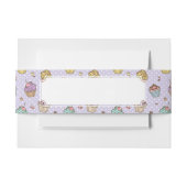 Retro Sweets Pattern Uitnodigingen Wikkel (Voorkant Voorbeeld)