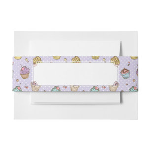 Retro Sweets Pattern Uitnodigingen Wikkel