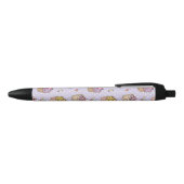 Retro Sweets Pattern Zwarte Inkt Pen (Bovenkant)