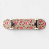 Retro Sweets Persoonlijk Skateboard (Horizontaal)