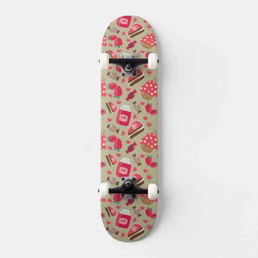 Retro Sweets Persoonlijk Skateboard (Voorkant)