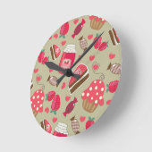 Retro Sweets Ronde Klok (Hoek)