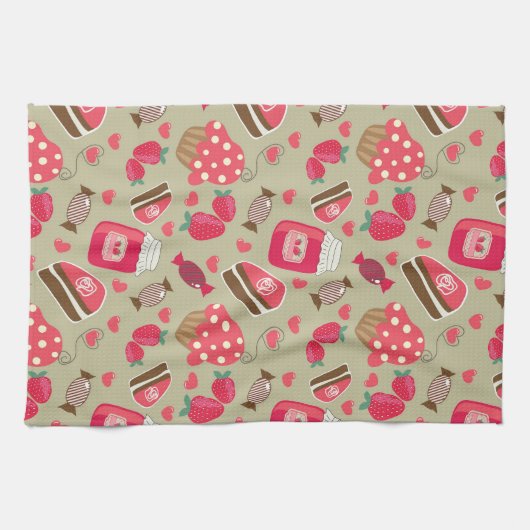 Retro Sweets Theedoek (Horizontaal)