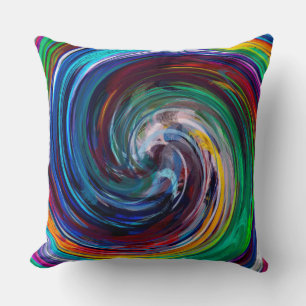 Retro Swirl Abstracte Art. 6 Kussen