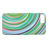 Retro Swirl Abstracte Art Case-Mate iPhone Case (Achterkant (Horizontaal))