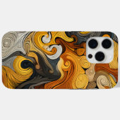 Retro Swirl Patroon Kleurrijke Digitale Print Case-Mate iPhone Case (Achterkant (horizontaal))