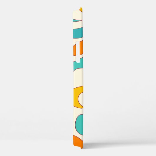 Retro Swirls:  bloemmotief Case-Mate iPhone Case (Achterkant / Rechts)