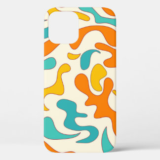 Retro Swirls:  bloemmotief Case-Mate iPhone Case
