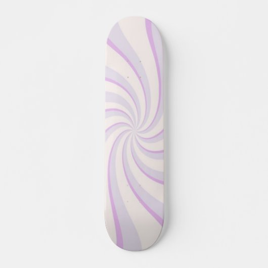 Retro Swirls Skateboard (Voorkant)