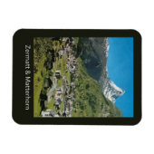 Retro Swiss RETT Zermatt and Mount Matterhorn Magneet (Horizontaal)
