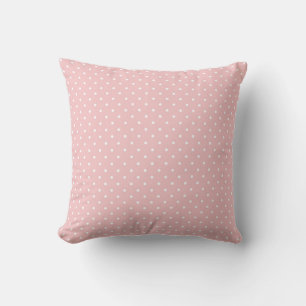 Retro Swiss stippen - Shell roze Kussen