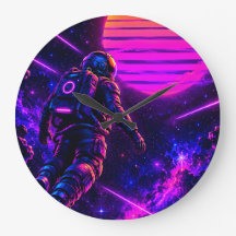 Retro Synthwave Astronaut Cyberpunk Space Acrylic 