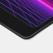 Retro Synthwave Zonsondergang Grid Bureaumat (Hoek)