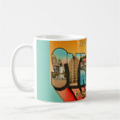 Retro Syracuse New York Groet Mok (Links)