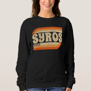 Retro Syros Griekenland Trui