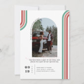 Retro Szevties | Foto maken Datum opslaan Save The Date (Voorkant)