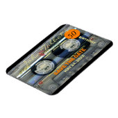 Retro T2 Audiotape 50e verjaardag BESPAAR DE DATUM Magneet (Linkerzijde)