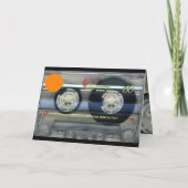 Retro T2 Audiotape 50e verjaardag recto-verso Naam Kaart (Achterkant)