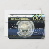 Retro T2 Audiotape 60e verjaardag Uitnodiging (Achterkant)