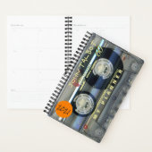 Retro T2 Audiotape Music Quote gepersonaliseerde P Planner (Display)