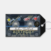 Retro T3 Audiotape 50e Verjaardag Dank u Gift T Cadeaulabel (Voorkant (Horizontaal))