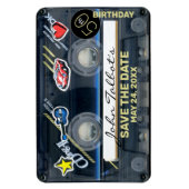 Retro T3 Audiotape 50e verjaardag Save the Date FP Magneet (Verticaal)