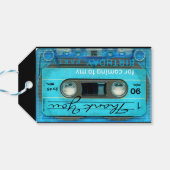 Retro T4 Audiotape 50e Verjaardag Dank u Gift T Cadeaulabel (Achterkant Horizontaal)
