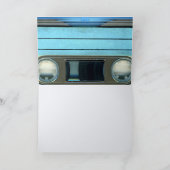 Retro T4 Audiotape 50e verjaardag recto-verso Naam Kaart (Binnen)