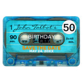 Retro T4 Audiotape 50e verjaardag Save the Date FP Magneet (Horizontaal)