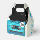 Retro T4 Audiotape 50th Birthday Dank u GFB Bedankdoosjes (Voorkant Zijde)