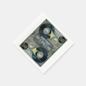 Retro T5 Audiotape 50ste verjaardag Party Paper N Servet (Hoek)