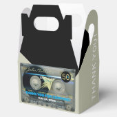 Retro T5 Audiotape 50th Birthday Dank u GFB Bedankdoosjes (Geopend)