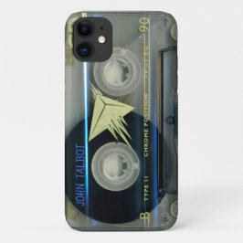 Retro T5 Audiotape mixtape Cassette Naam iPC Hoesj Case-Mate iPhone Case