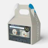 Retro T6 Audiotape 50th Birthday Dank u GFB Bedankdoosjes (Achterkant)