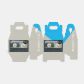 Retro T6 Audiotape 50th Birthday Dank u GFB Bedankdoosjes (Uitgevouwen)