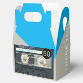 Retro T6 Audiotape 50th Birthday Dank u GFB Bedankdoosjes (Geopend)