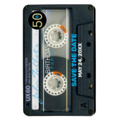 Retro T6 Audiotape 50th birthday Party FPM Magneet (Verticaal)