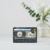 Retro T6 Audiotape Cassette 80s DJ Visitekaartjes (Staand voorkant)