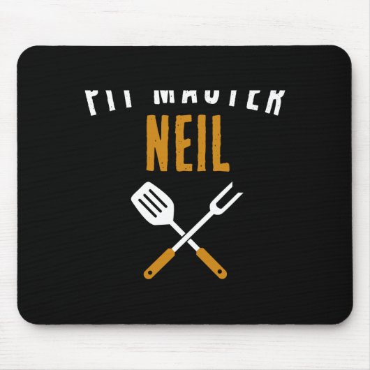 Retro T Master Name Funny Id Smoke That Muismat (Voorkant)