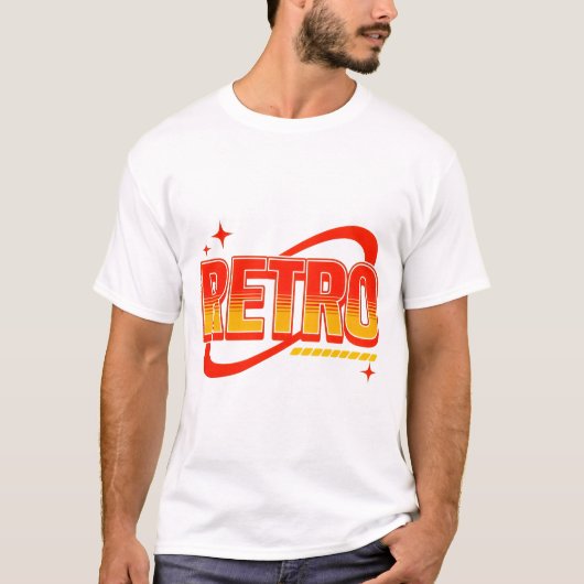 Retro. T-shirt (Voorkant)