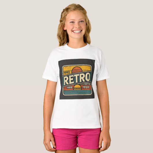 RETRO T-SHIRT (Voorkant volledig)