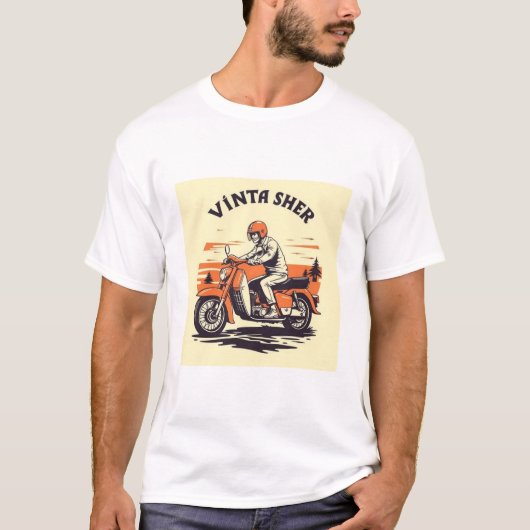 , retro T-shirt (Voorkant)