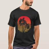 Retro T-shirt Design, Sunset Paradise (Voorkant)