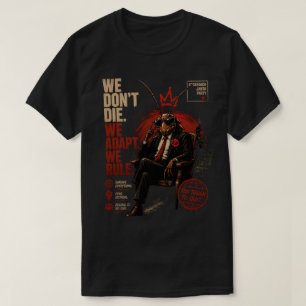 Retro T-shirt met Grafische Afbeelding van Kakkerl
