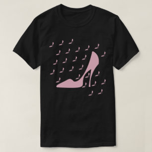 Retro T-shirt met hoge hak schoenen