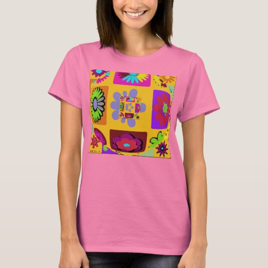 Retro-T-shirt T-shirt (Voorkant)