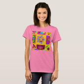 Retro-T-shirt T-shirt (Voorkant volledig)