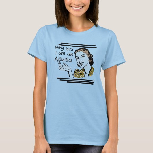 Retro T-shirts Abuela en Giften (Voorkant)