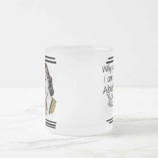 Retro T-shirts Abuela en Giften Matglas Koffiemok (Center)