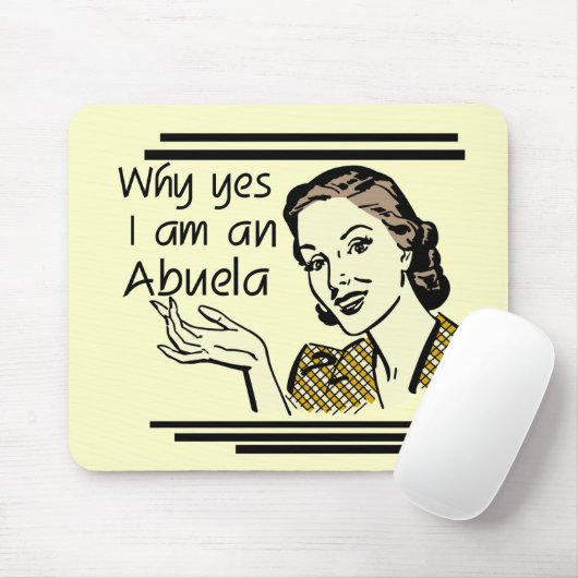 Retro T-shirts Abuela en Giften Muismat (Met muis)